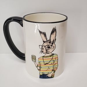 NWOT Signature housewears hipster rabbit coffee ☕️/ tea mug 518 ml / 17 …